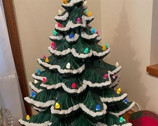 Vintage Ceramic Christmas Tree