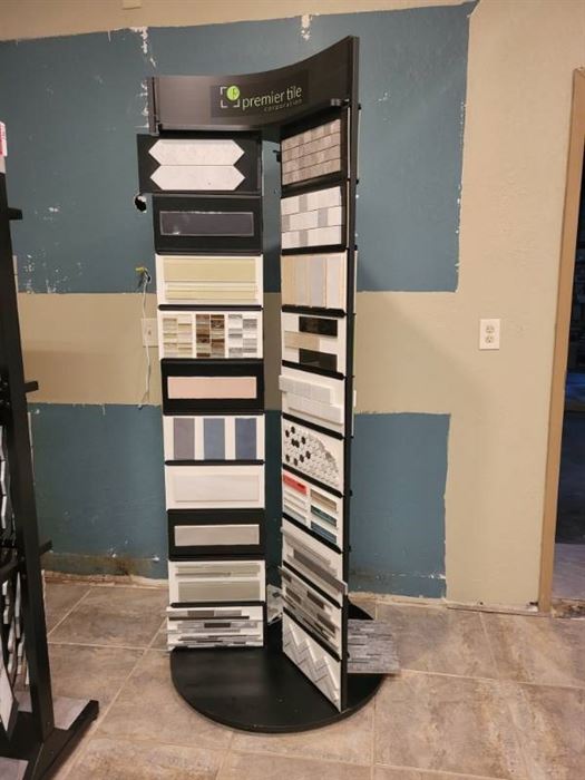 Premier Tile Corp Turn Style Display - includes Sample Backsplash