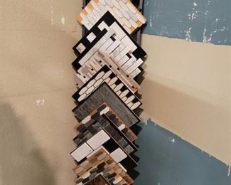 13 Piece BackSplash Slab Display Rack with Demo Slabs