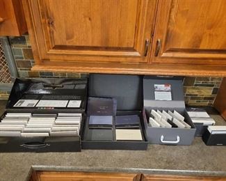 Lot of Designer Counter Top Sample Boxes - 5 Sample Boxes Total - Varies Brands