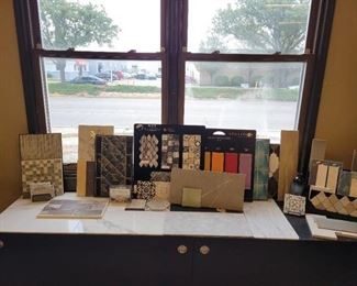 Mega Lot of Mosaic and Bathroom Tile Display Arrangements