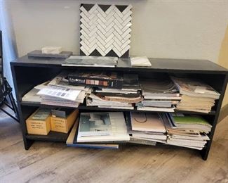 Lot of Sample Catologs - Shelf Included