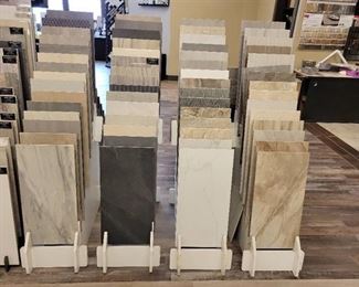 Lot of 4 Assortment of Tile Layered Display and Samples