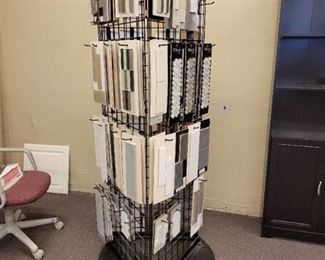 3 Sided Swivel Display Rack - Includes Samples