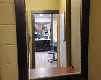 Black Decorative Entry Mirror