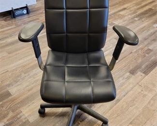 Black Leather Office Chair