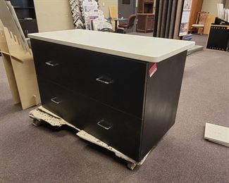 2-Drawer Partical Board Dresser W/ Natural Stone Top