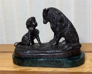 Small Bronze Statue