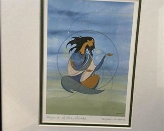 Spirit of the Winds water color painting