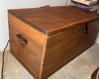 wooden trunk