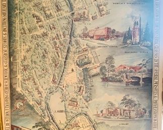 Vintage Michigan State Map