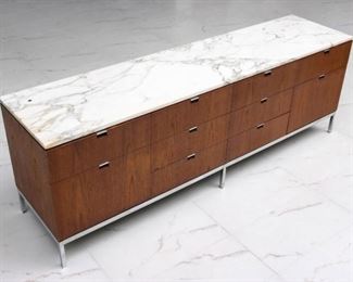 Knoll Credenza with Marble