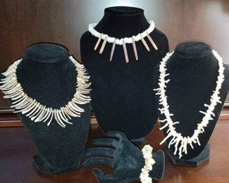 Weird Shell Coral  Teeth Jewelry