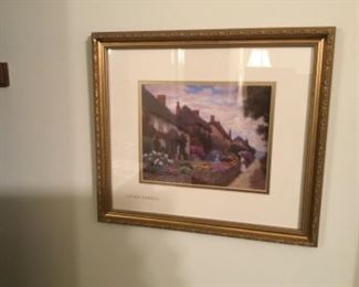 Framed & matted picture