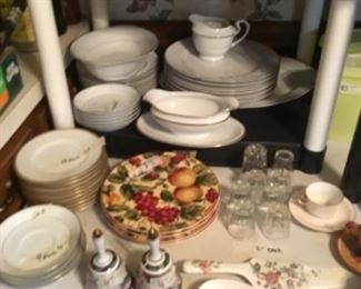 Set of dishes  & miscellaneous 