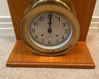 Chelsea brass Ships clock