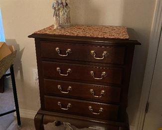 Queen Anne jewelry chest