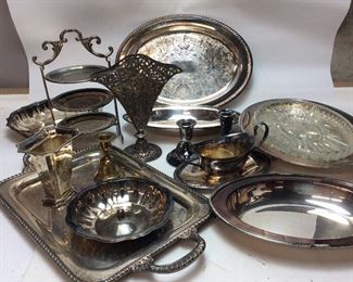 ASSORTED SILVERPLATE, ROGERS, REED AND BARTON, 