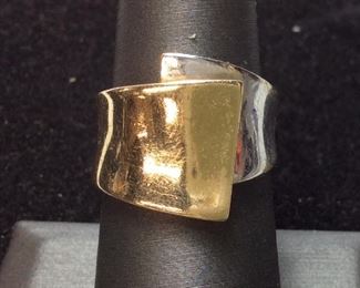 14K GOLD RING, 4.9G, SIZE 7 JEWELRY