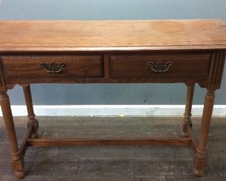 BROYHILL TWO DRAWER TABLE