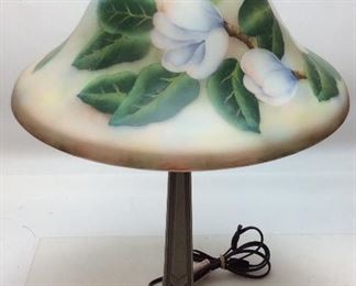 SMALL HAND PAINTED TABLE LAMP