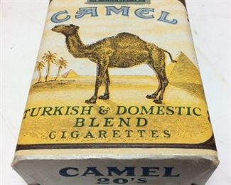 1917 UNOPENED FACTORY  #1 CAMEL CIGARETTES
MINT CONDITION, ALL PACKS FACTORY SEALED, ADVERTISING, TOBACCO