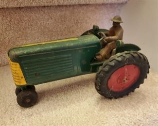 Old toy tractor 