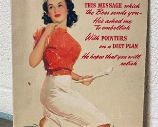 Vintage Pin-up Girl Greeting Cards 