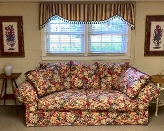 Sealy “England” Floral Sofa