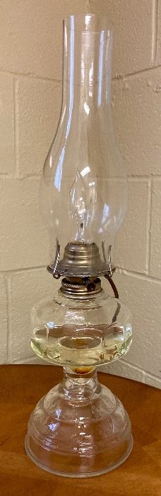 Antique Oil Lamp (Converted to Electric)