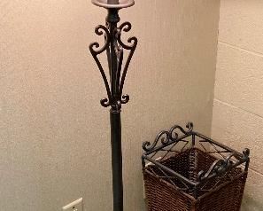 Metal Framed Floor Lamp