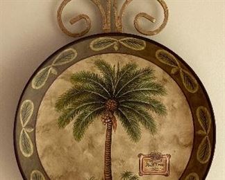 Fleur-de-Lis Plate Holders and Palm Plates