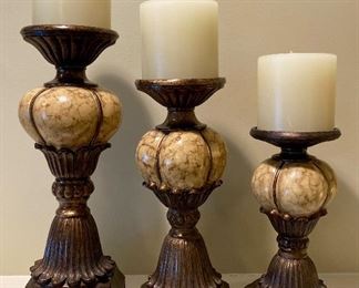 Tuscan Style Candle Holders