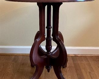 Vintage Oval Accent Table