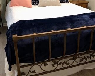 Wrought Iron Sleigh Bed Frame