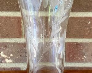 Vintage Etched Glass