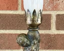 Art Nouveau Cherub Lamp