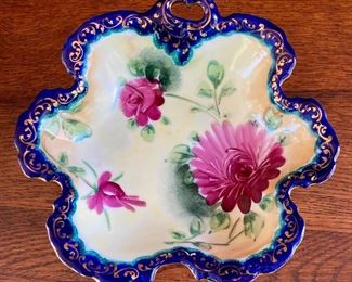 Antique Hand Painted Dish