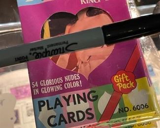 Vintage nude playing cards