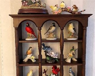 Collection of Lefton bird figures 