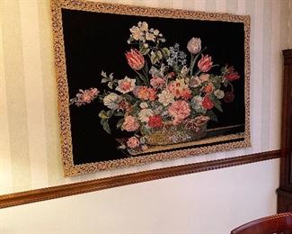 Floral tapestry 