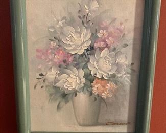 Floral oil painting 