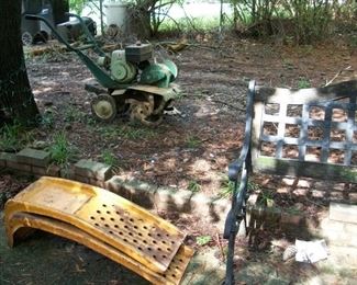 front tine tiller, ramps