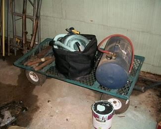 compressor, yard cart