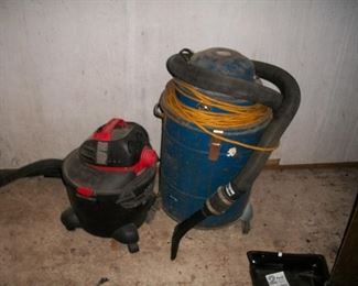 two shop vacs