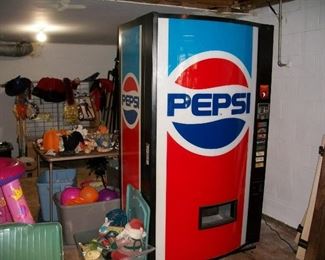 Pepsi machine, as is