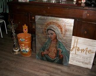 bejeweled picture of the madonna 