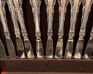 Reed and Barton sterling flatware set