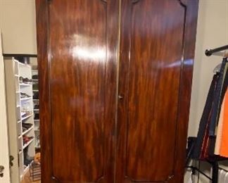 Large Antique Linen Press cabinet.