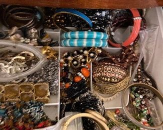 Bracelets, Necklaces and Earrings.